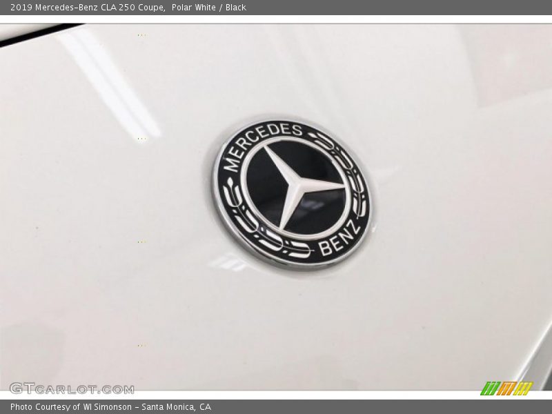 Polar White / Black 2019 Mercedes-Benz CLA 250 Coupe