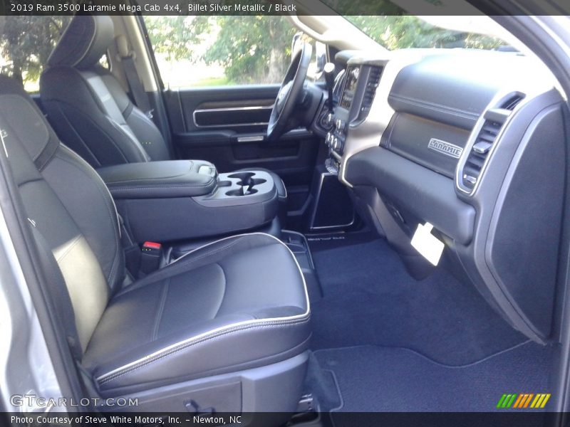 Front Seat of 2019 3500 Laramie Mega Cab 4x4
