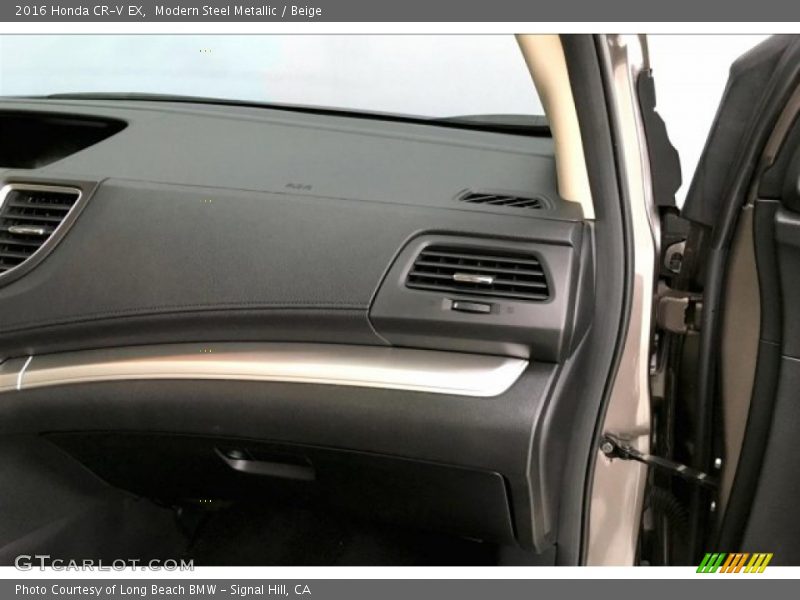 Modern Steel Metallic / Beige 2016 Honda CR-V EX