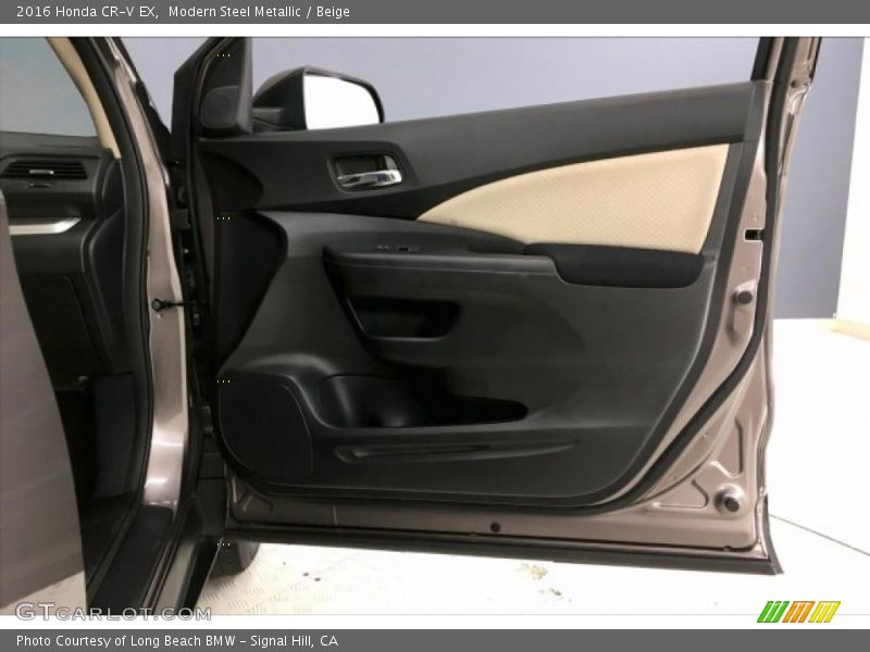 Modern Steel Metallic / Beige 2016 Honda CR-V EX