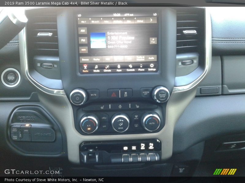 Billet Silver Metallic / Black 2019 Ram 3500 Laramie Mega Cab 4x4