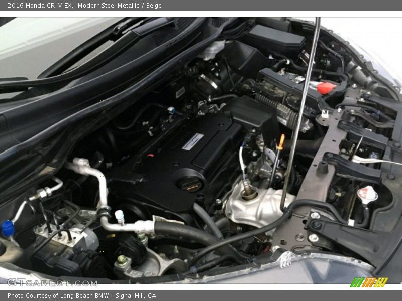 Modern Steel Metallic / Beige 2016 Honda CR-V EX