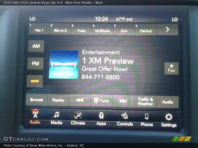 Billet Silver Metallic / Black 2019 Ram 3500 Laramie Mega Cab 4x4