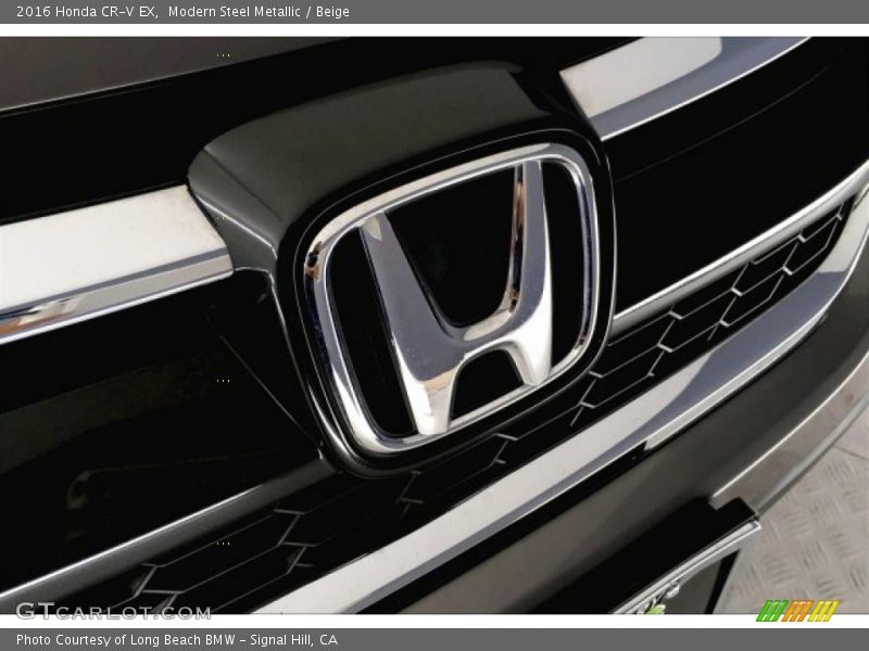 Modern Steel Metallic / Beige 2016 Honda CR-V EX