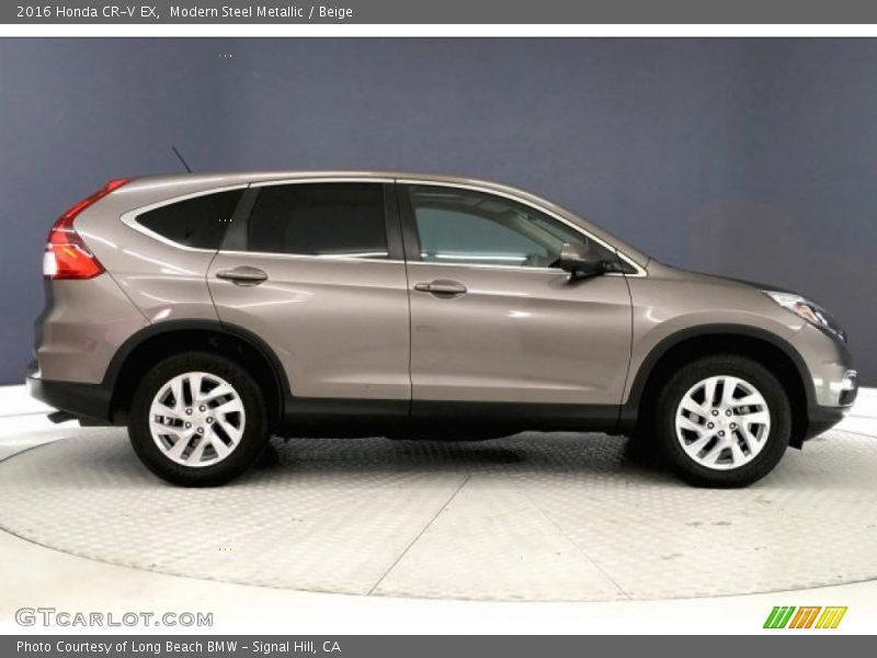 Modern Steel Metallic / Beige 2016 Honda CR-V EX