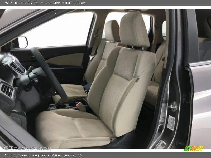 Modern Steel Metallic / Beige 2016 Honda CR-V EX