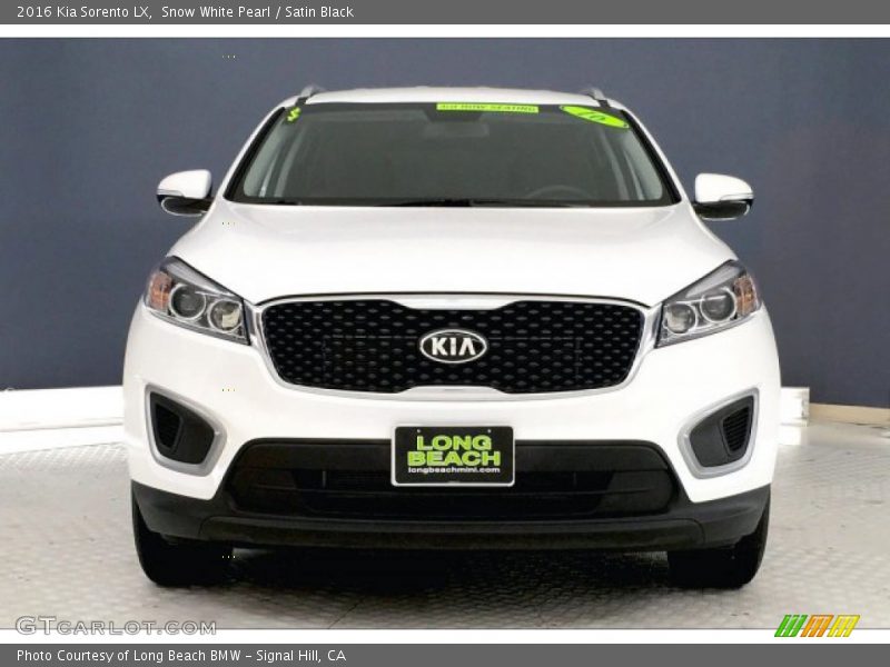 Snow White Pearl / Satin Black 2016 Kia Sorento LX