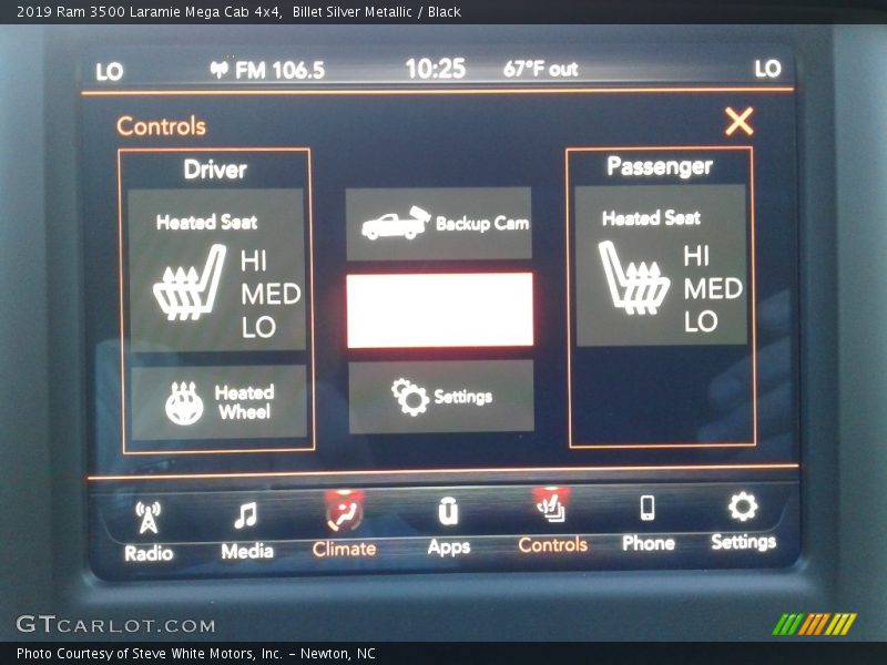 Billet Silver Metallic / Black 2019 Ram 3500 Laramie Mega Cab 4x4