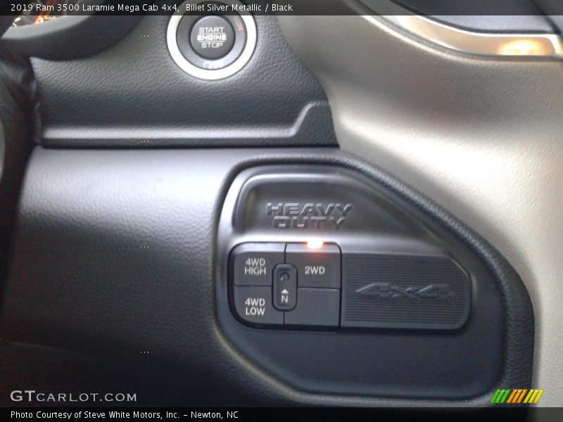 Billet Silver Metallic / Black 2019 Ram 3500 Laramie Mega Cab 4x4