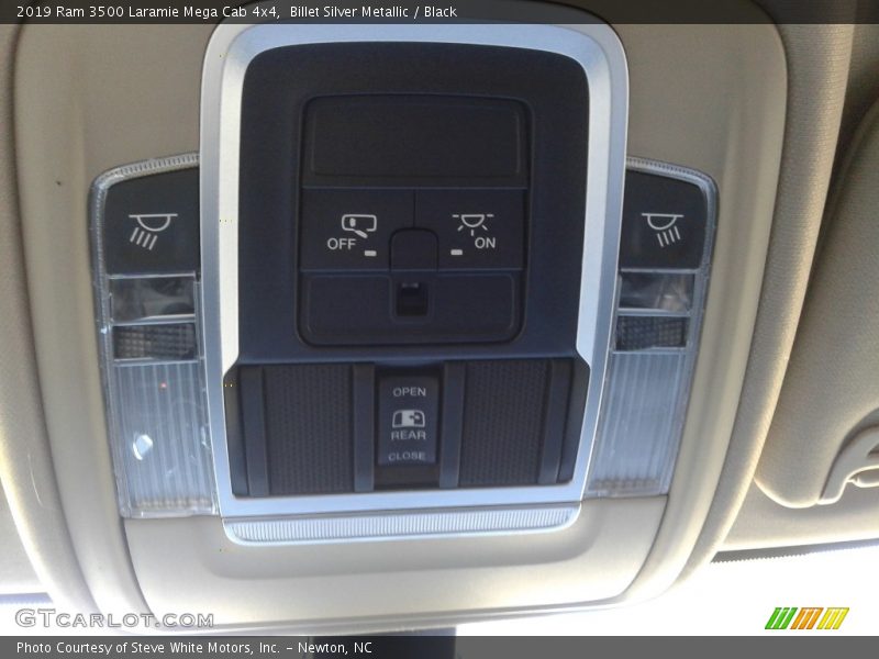 Billet Silver Metallic / Black 2019 Ram 3500 Laramie Mega Cab 4x4