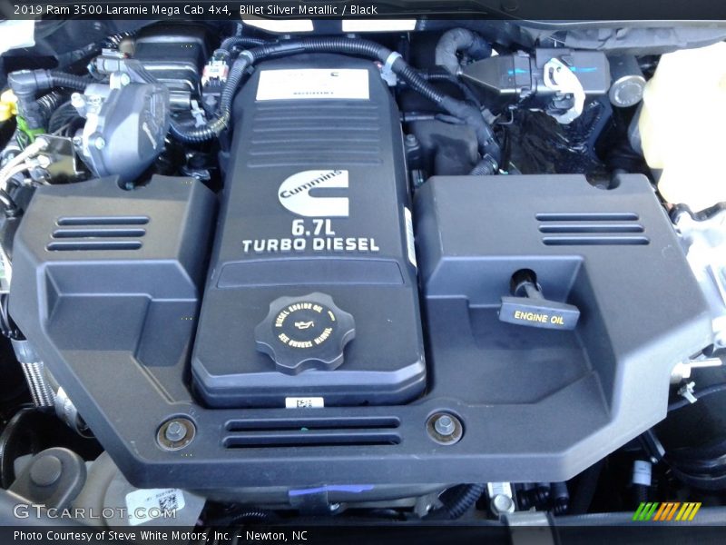  2019 3500 Laramie Mega Cab 4x4 Engine - 6.7 Liter OHV 24-Valve Cummins Turbo-Diesel Inline 6 Cylinder