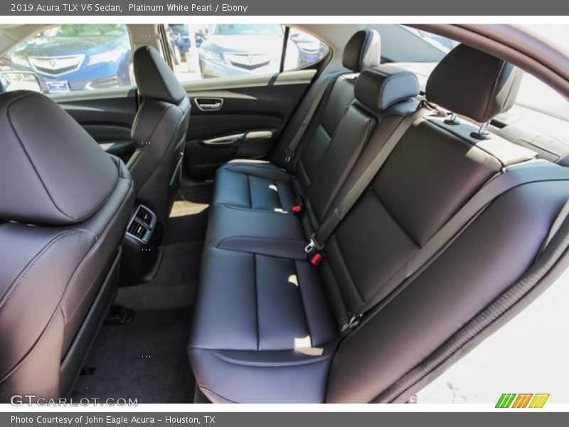 Platinum White Pearl / Ebony 2019 Acura TLX V6 Sedan