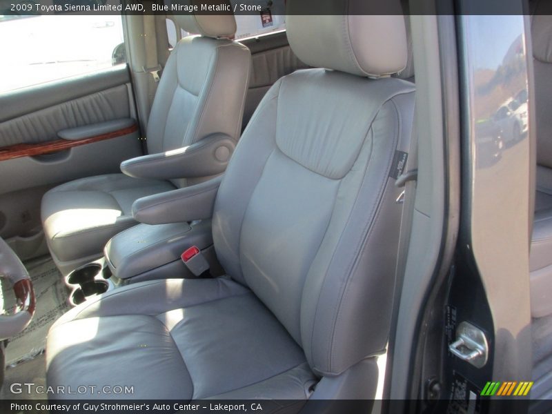 Blue Mirage Metallic / Stone 2009 Toyota Sienna Limited AWD