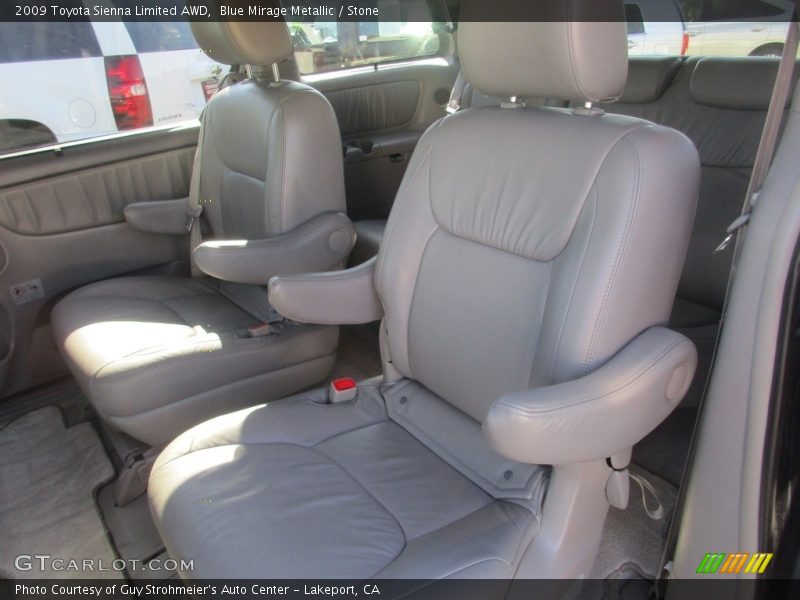 Blue Mirage Metallic / Stone 2009 Toyota Sienna Limited AWD