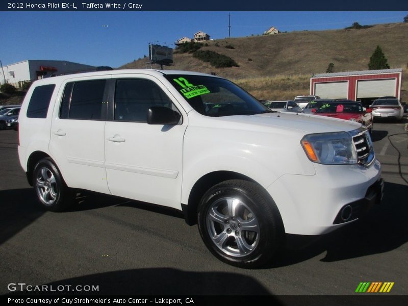 Taffeta White / Gray 2012 Honda Pilot EX-L