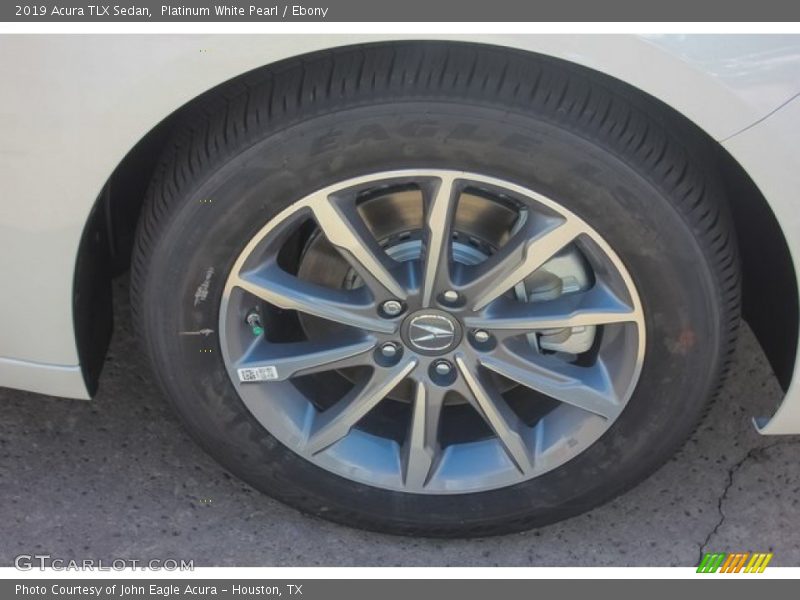 Platinum White Pearl / Ebony 2019 Acura TLX Sedan