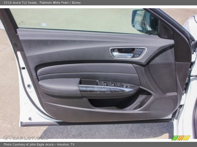 Platinum White Pearl / Ebony 2019 Acura TLX Sedan