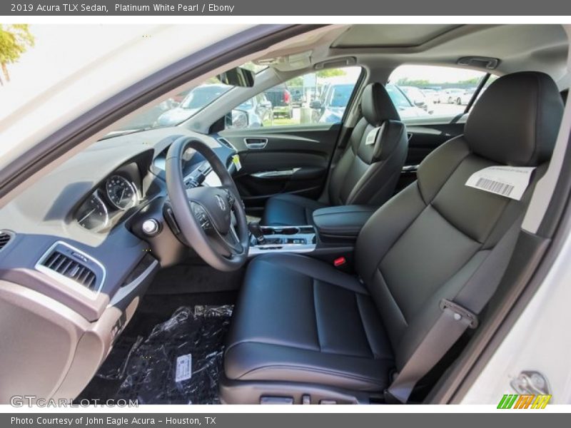 Platinum White Pearl / Ebony 2019 Acura TLX Sedan
