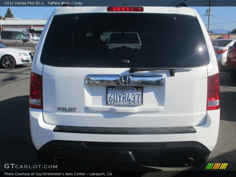 Taffeta White / Gray 2012 Honda Pilot EX-L