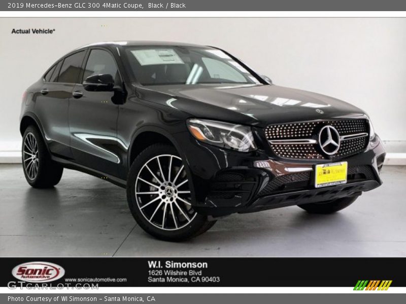 Black / Black 2019 Mercedes-Benz GLC 300 4Matic Coupe