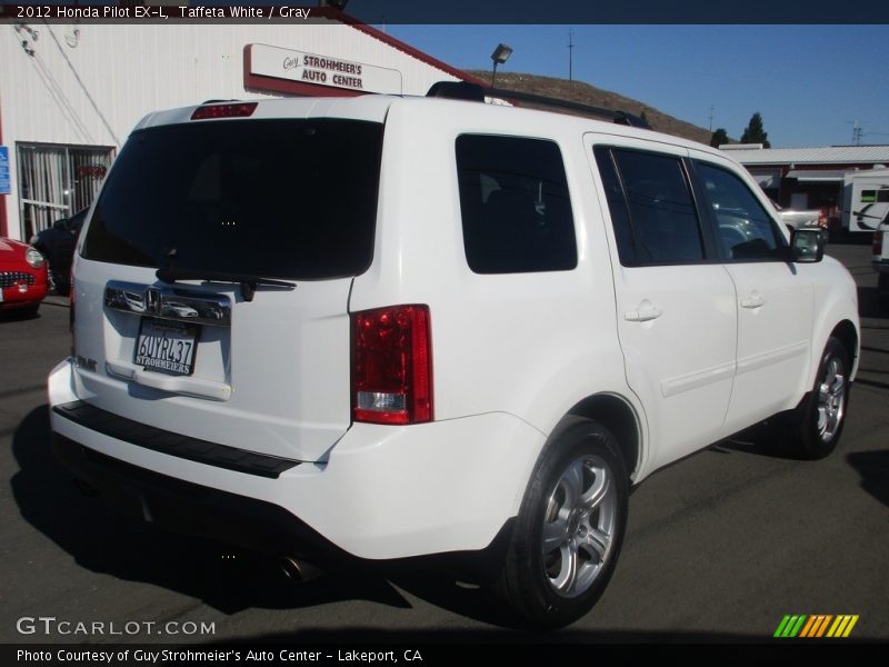 Taffeta White / Gray 2012 Honda Pilot EX-L