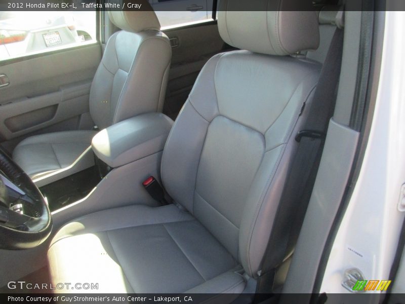 Taffeta White / Gray 2012 Honda Pilot EX-L