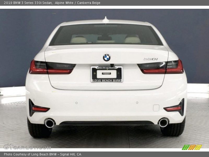 Alpine White / Canberra Beige 2019 BMW 3 Series 330i Sedan