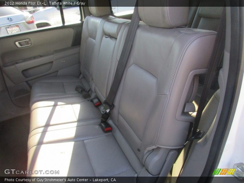 Taffeta White / Gray 2012 Honda Pilot EX-L