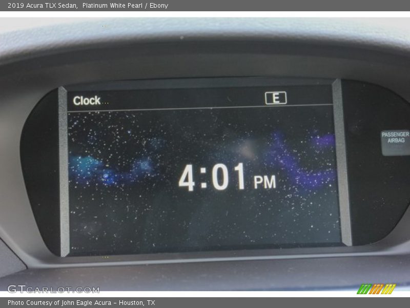 Platinum White Pearl / Ebony 2019 Acura TLX Sedan