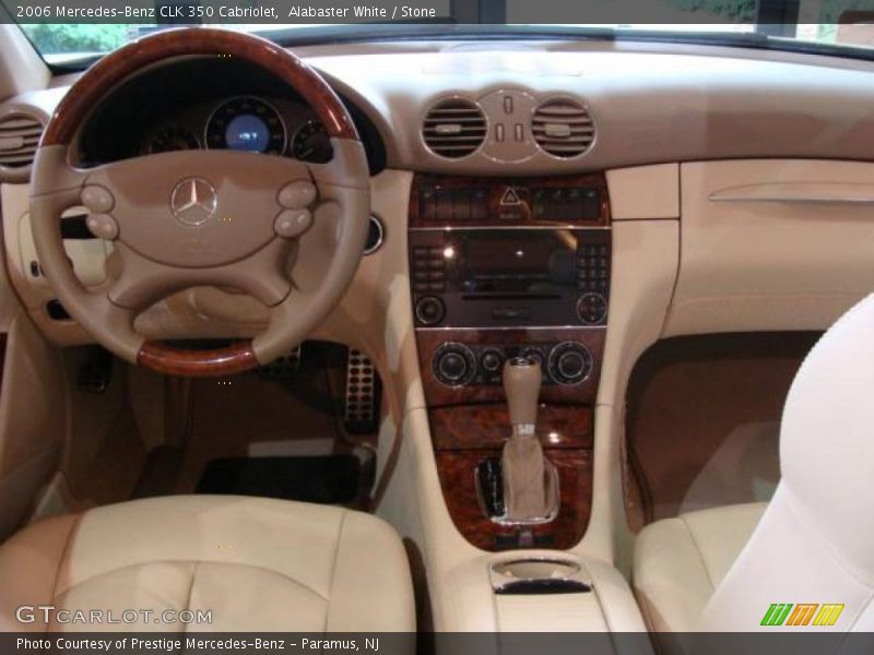 Alabaster White / Stone 2006 Mercedes-Benz CLK 350 Cabriolet