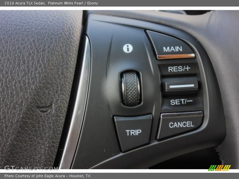 Platinum White Pearl / Ebony 2019 Acura TLX Sedan