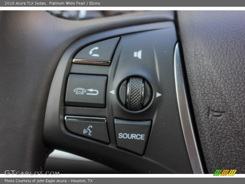 Platinum White Pearl / Ebony 2019 Acura TLX Sedan