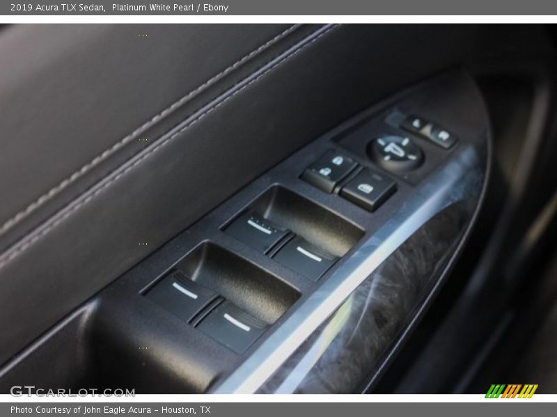 Platinum White Pearl / Ebony 2019 Acura TLX Sedan