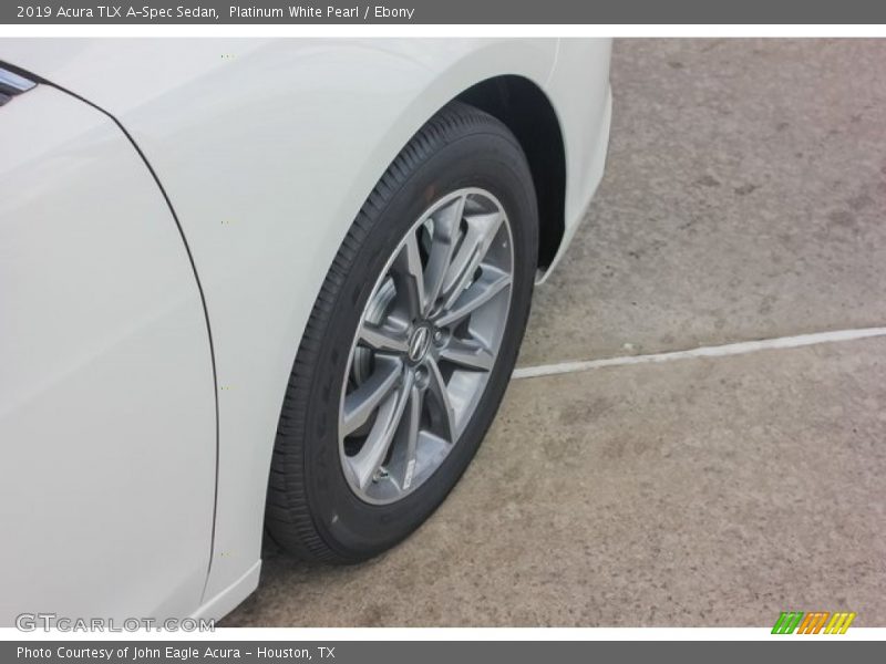 Platinum White Pearl / Ebony 2019 Acura TLX A-Spec Sedan