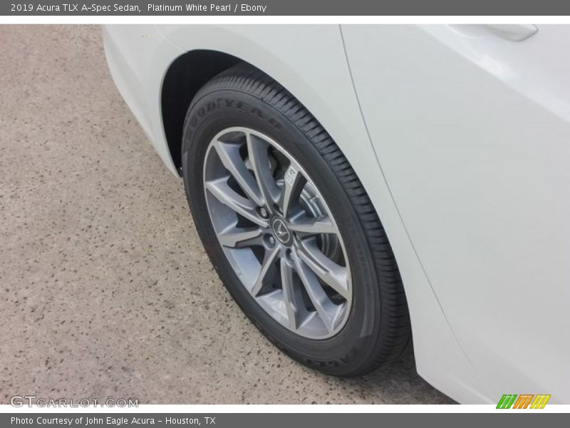 Platinum White Pearl / Ebony 2019 Acura TLX A-Spec Sedan