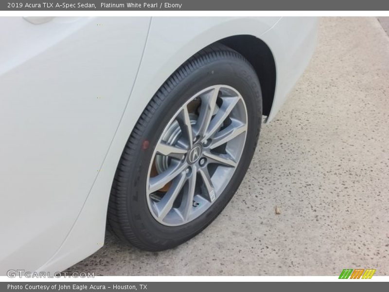Platinum White Pearl / Ebony 2019 Acura TLX A-Spec Sedan