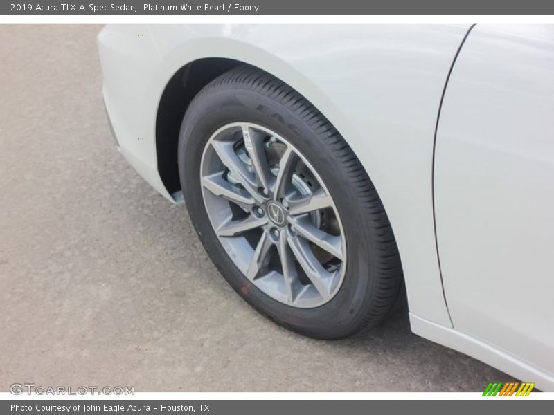 Platinum White Pearl / Ebony 2019 Acura TLX A-Spec Sedan
