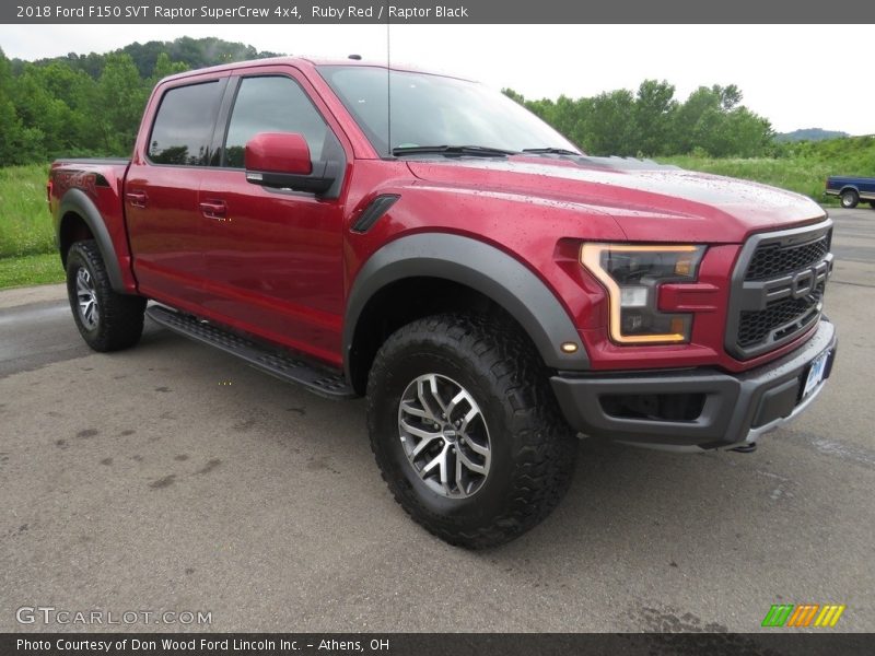 Ruby Red / Raptor Black 2018 Ford F150 SVT Raptor SuperCrew 4x4