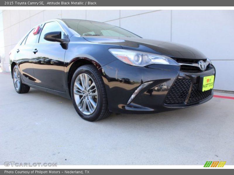 Attitude Black Metallic / Black 2015 Toyota Camry SE