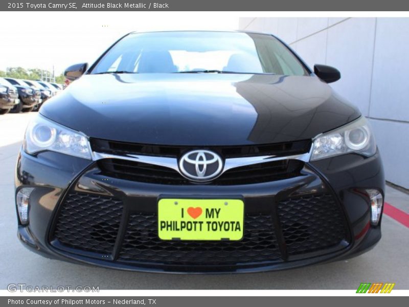 Attitude Black Metallic / Black 2015 Toyota Camry SE