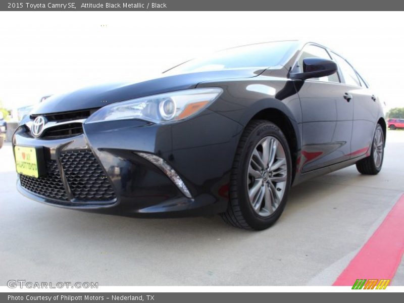 Attitude Black Metallic / Black 2015 Toyota Camry SE