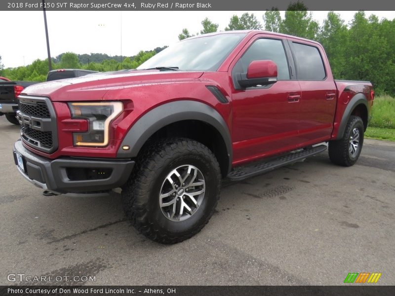 Ruby Red / Raptor Black 2018 Ford F150 SVT Raptor SuperCrew 4x4