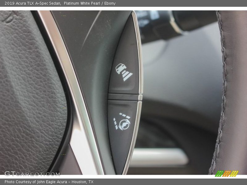 Platinum White Pearl / Ebony 2019 Acura TLX A-Spec Sedan