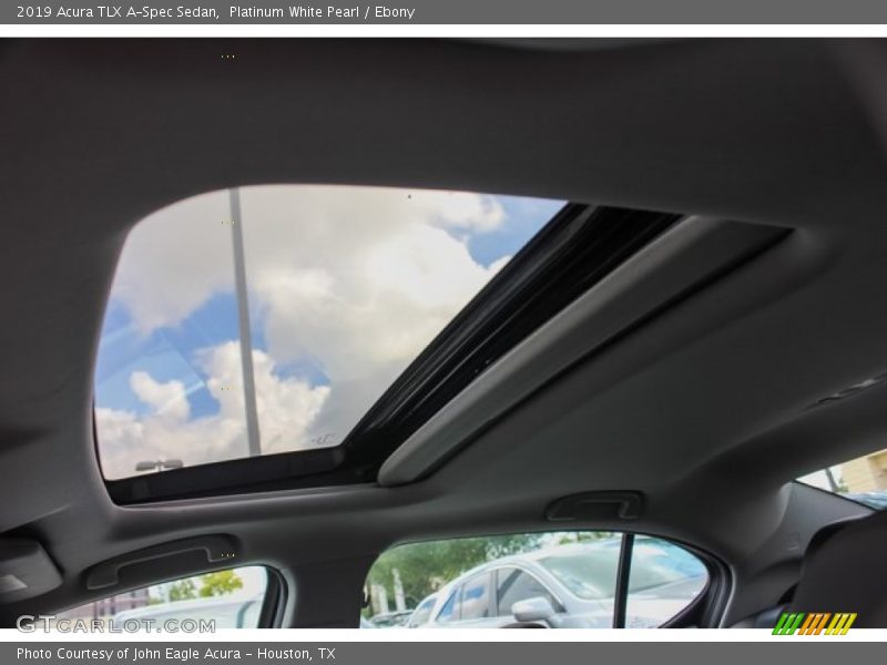 Platinum White Pearl / Ebony 2019 Acura TLX A-Spec Sedan