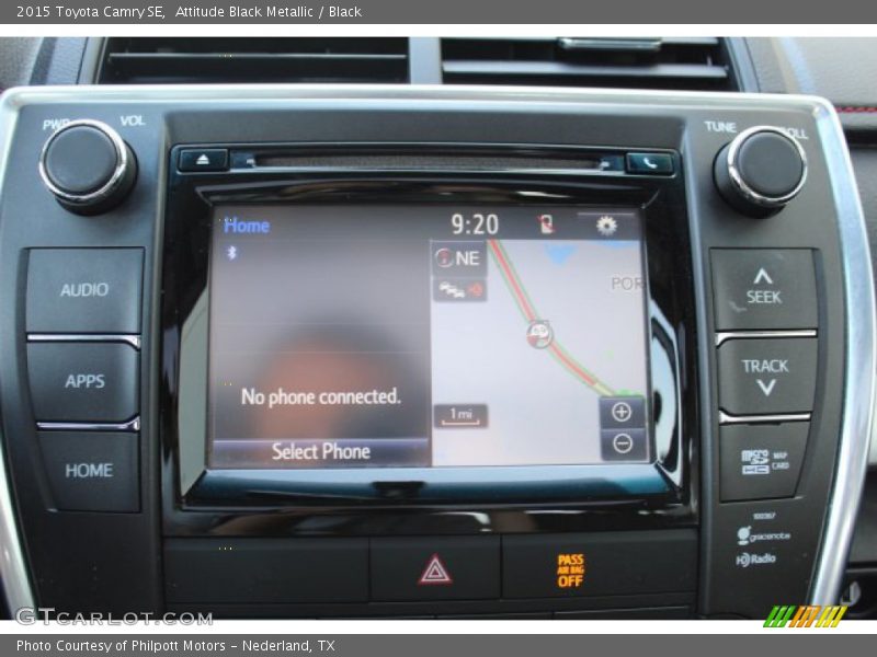 Attitude Black Metallic / Black 2015 Toyota Camry SE