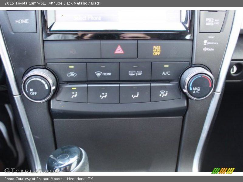 Attitude Black Metallic / Black 2015 Toyota Camry SE