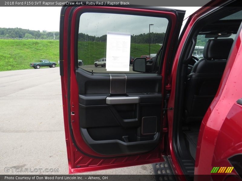 Ruby Red / Raptor Black 2018 Ford F150 SVT Raptor SuperCrew 4x4