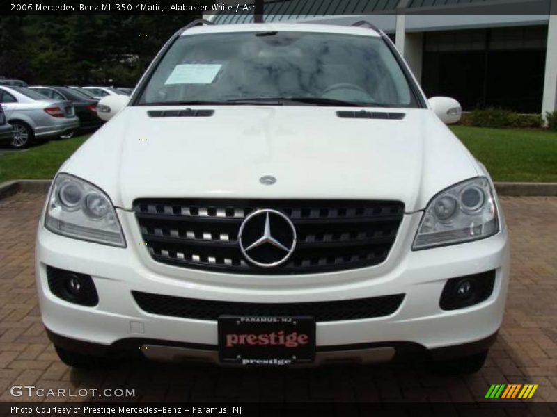 Alabaster White / Ash 2006 Mercedes-Benz ML 350 4Matic