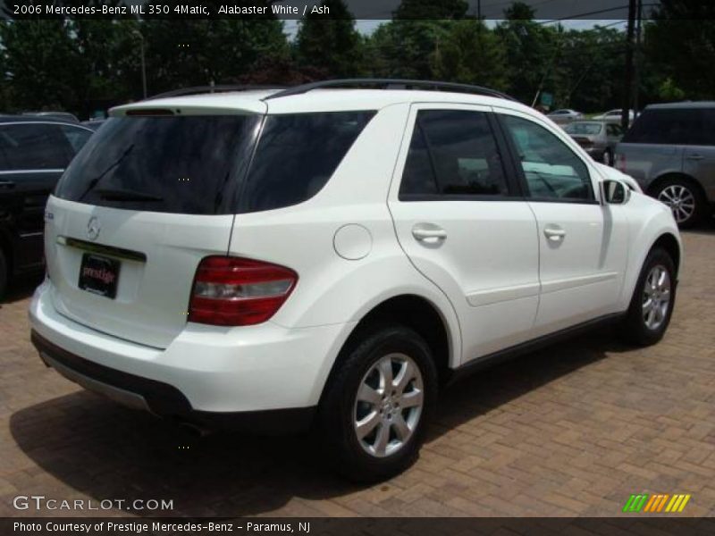 Alabaster White / Ash 2006 Mercedes-Benz ML 350 4Matic