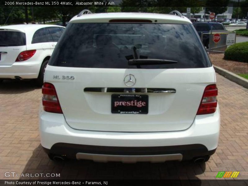 Alabaster White / Ash 2006 Mercedes-Benz ML 350 4Matic